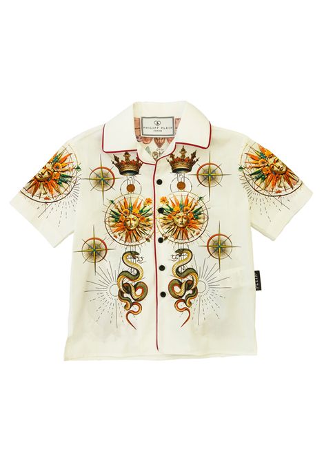 Camicia con stampa PHILIPP plein junior | S6PHJBSI031002